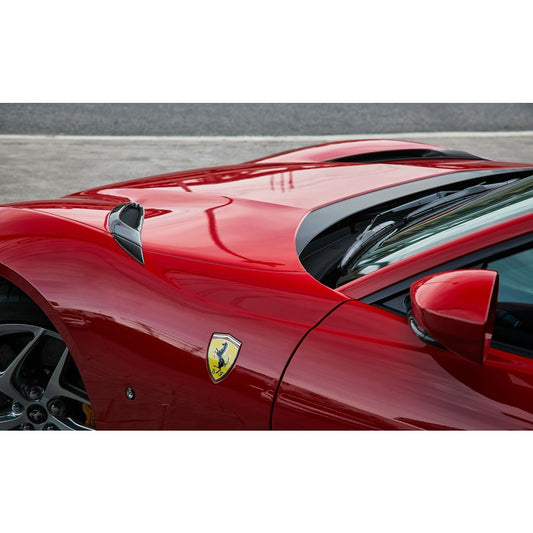 Ferrari 812 | Phoenyx Design Carbon Fiber Engine Hood Air Outlet Inserts