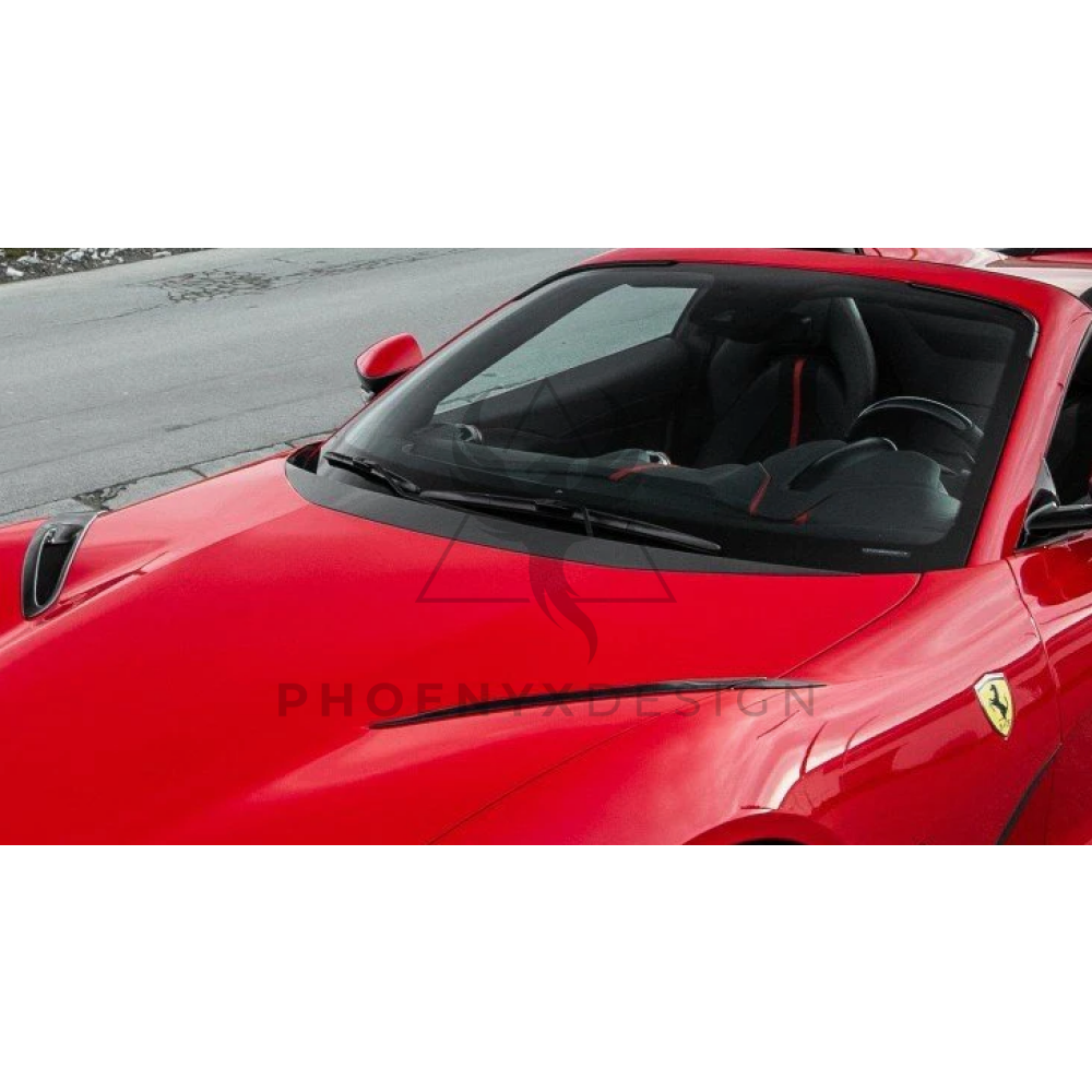 Ferrari 812 | Phoenyx Design Carbon Fiber Engine Hood Insert
