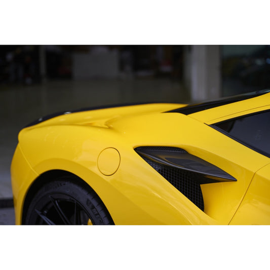 Ferrari F8 | Phoenyx Design Carbon Fiber Front Side Wall Air Guides