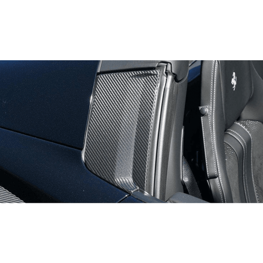 Ferrari F8 Spider | Phoenyx Design Carbon Fiber B-Pillar Covers