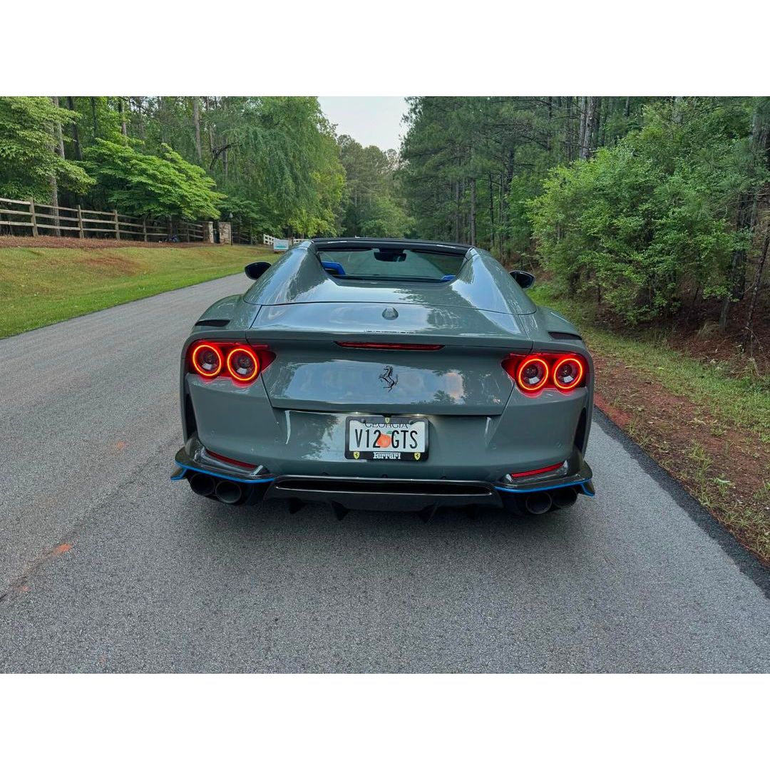 Ferrari 812 | Phoenyx Design Carbon Fiber Rear Side Diffusers