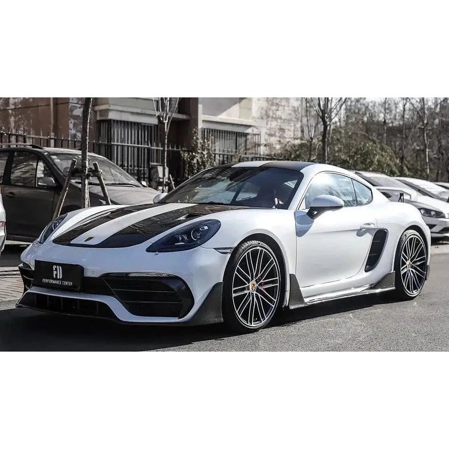 Porsche 718 Cayman/Boxster | Phoenyx Design Carbon Fiber Side Skirts