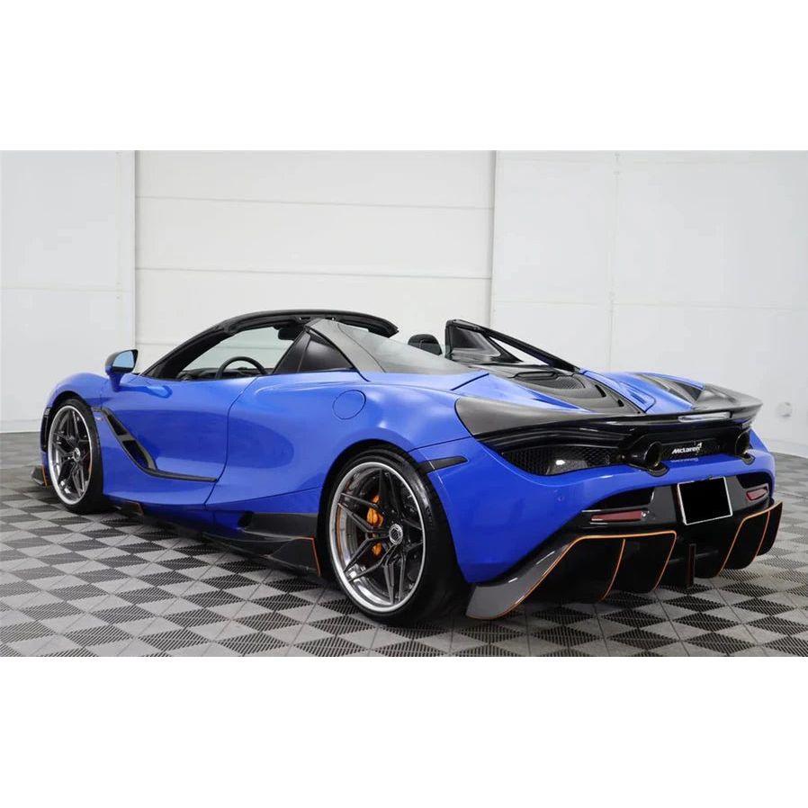 McLaren 720S | Phoenyx Design Carbon Fiber Rear Diffuser with LED Brake Light