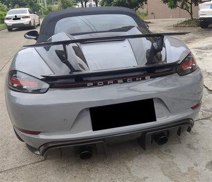 Porsche Cayman 718 Cayman/Boxster | Phoenyx Design GT4 Style Carbon Fiber Rear Diffuser