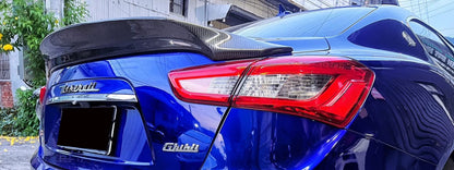 Maserati Ghibli | Phoenyx Design Carbon Fiber Rear Spoiler