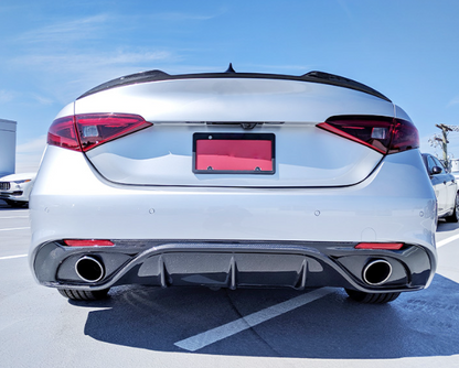 Alfa Romeo Giulia | Phoenyx Design Carbon Fiber Rear Diffuser