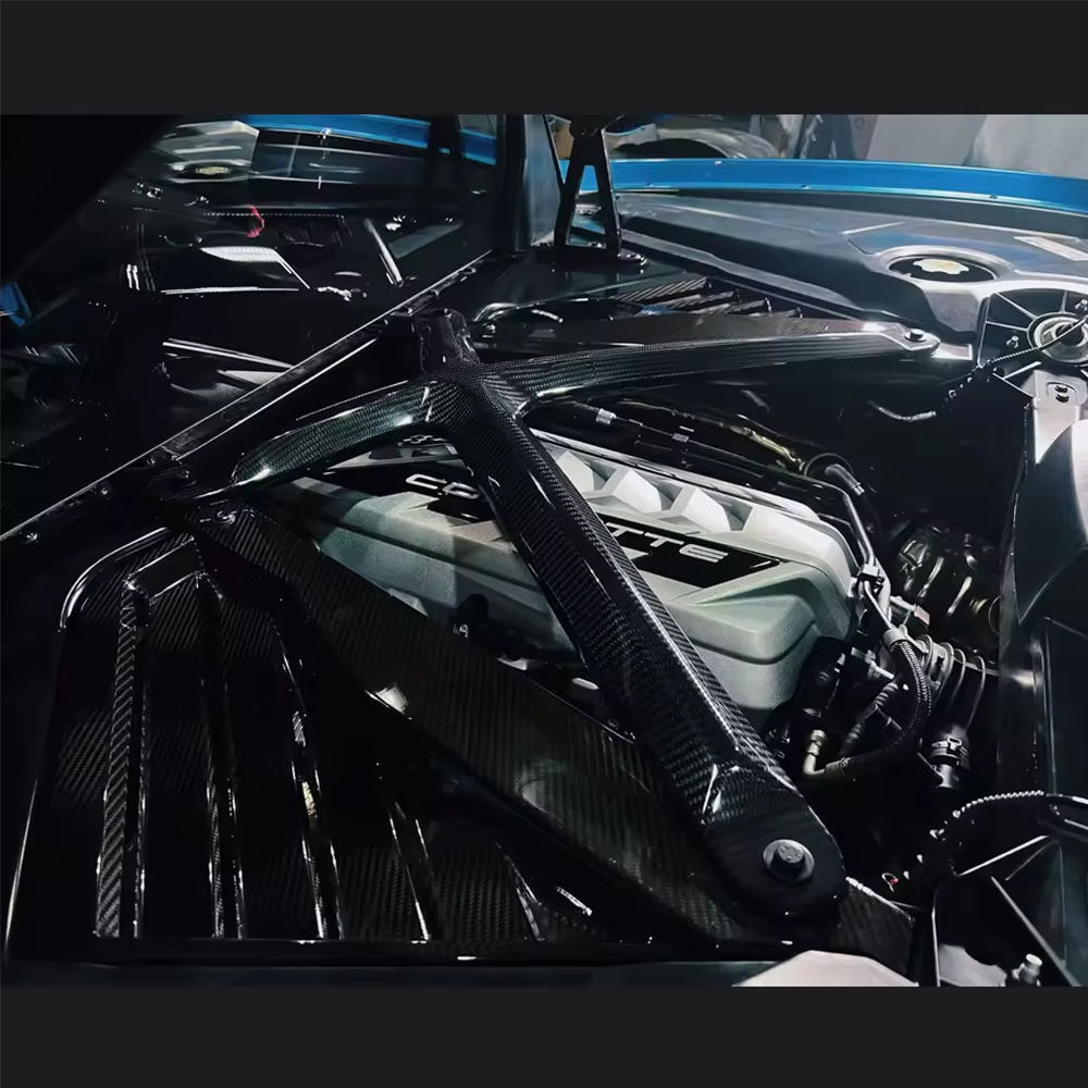 Corvette C8/C8 Z06 | Phoenyx Design Carbon Fiber Engine X Brace