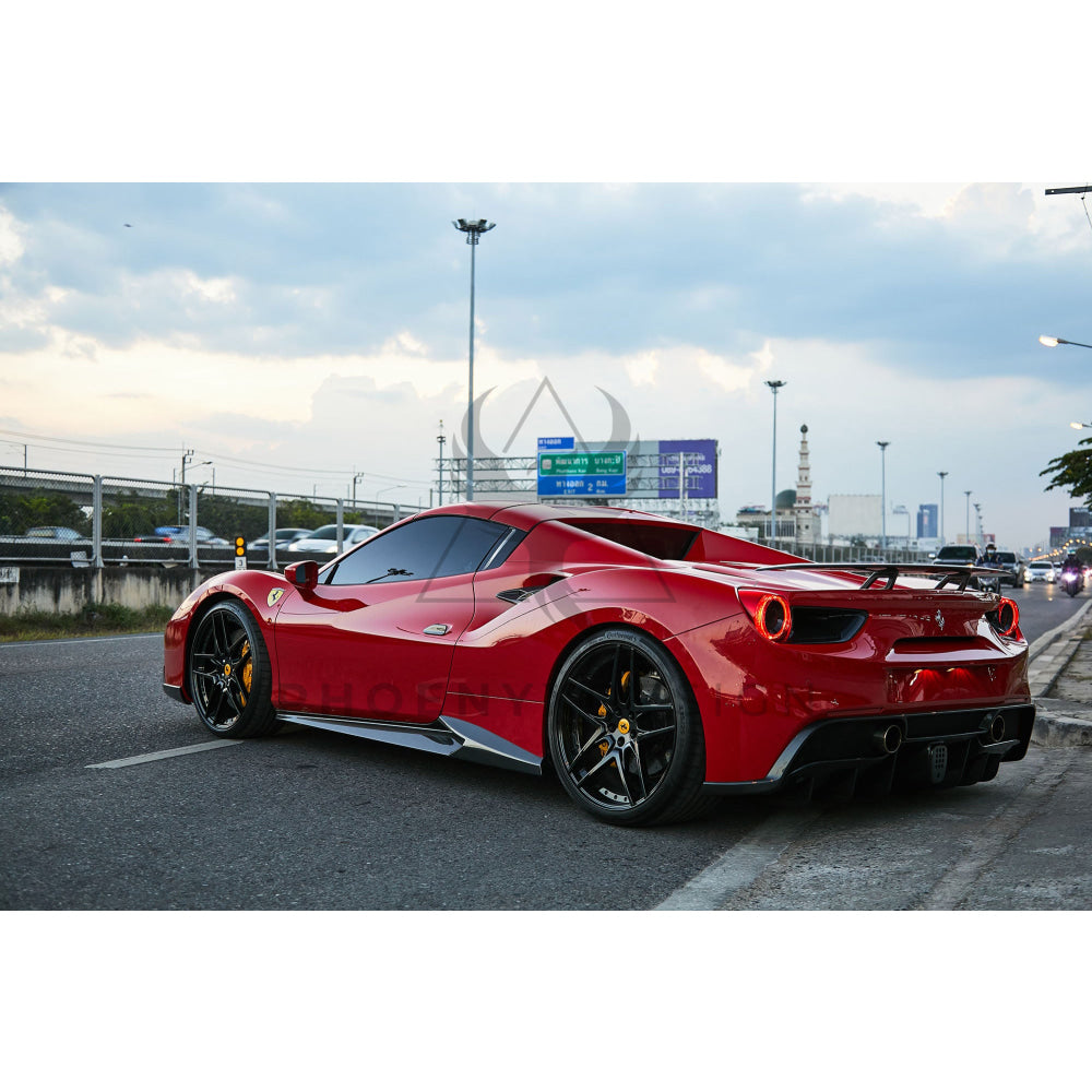 Ferrari 488 | Phoenyx Design Carbon Fiber Rear Diffuser