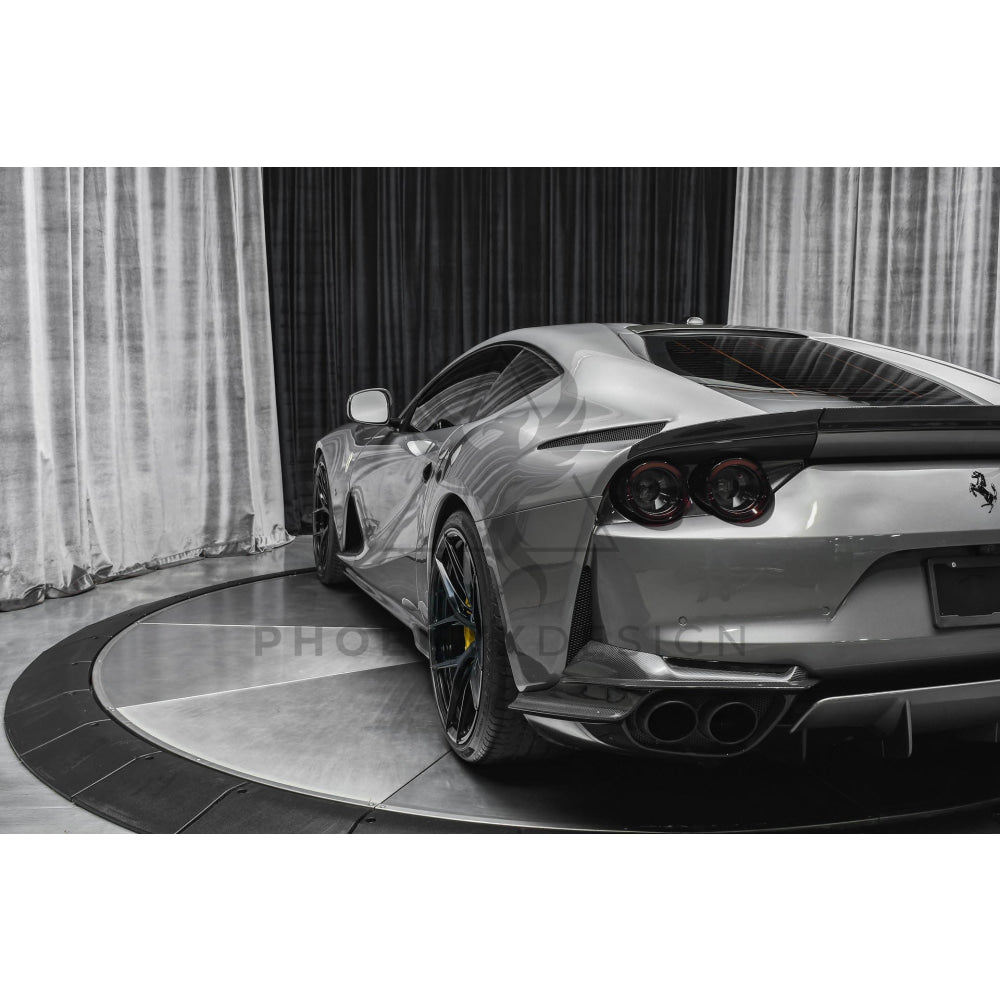 Ferrari 812 | Phoenyx Design Carbon Fiber 3 Piece Low Trunk Spoiler