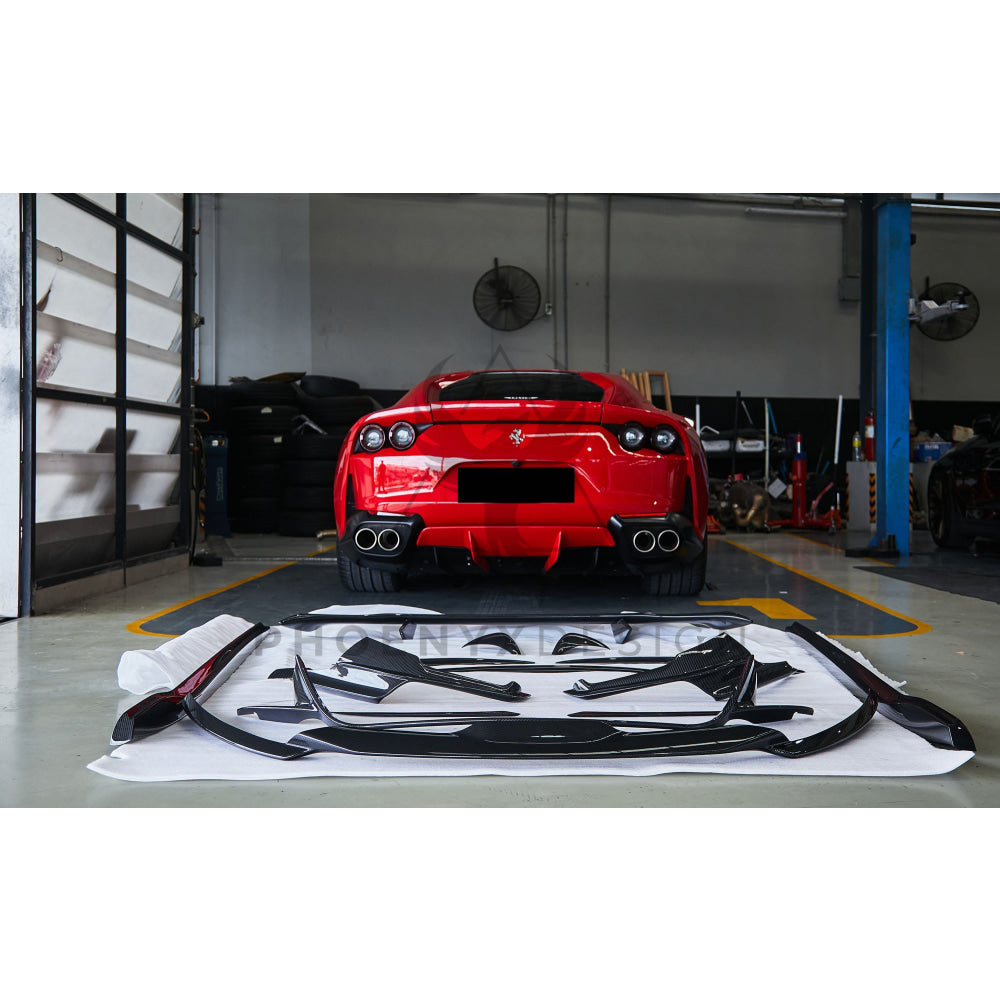 Ferrari 812 | Phoenyx Design Carbon Fiber High Trunk Spoiler