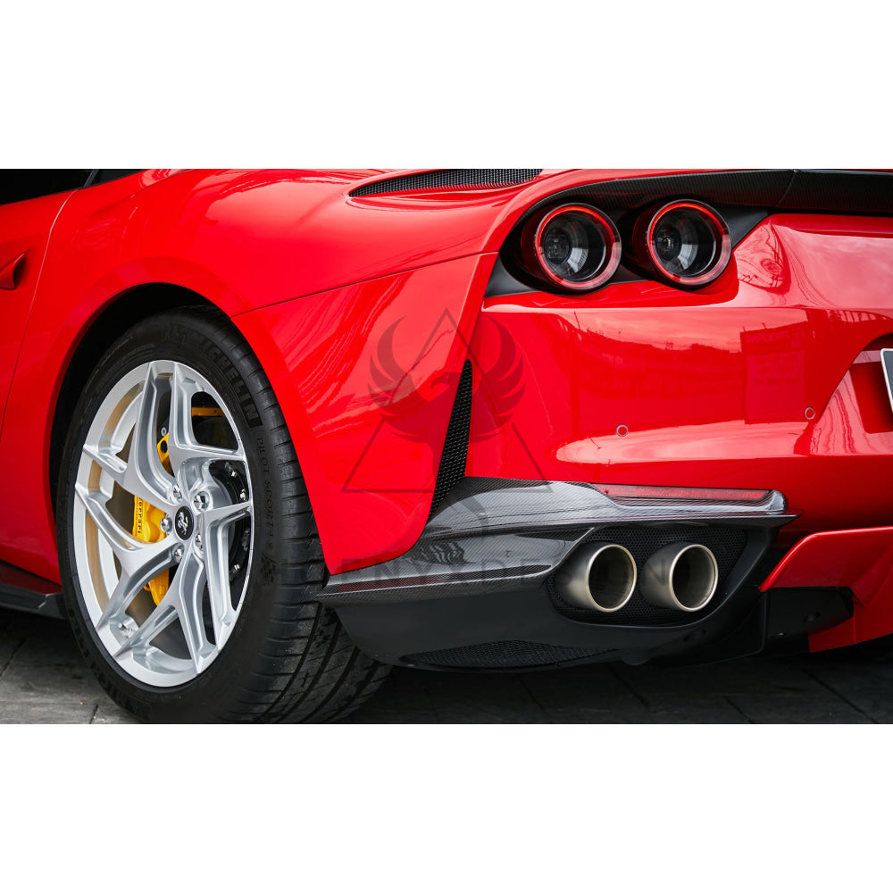 Ferrari 812 | Phoenyx Design Carbon Fiber Rear Side Diffusers Diffuser