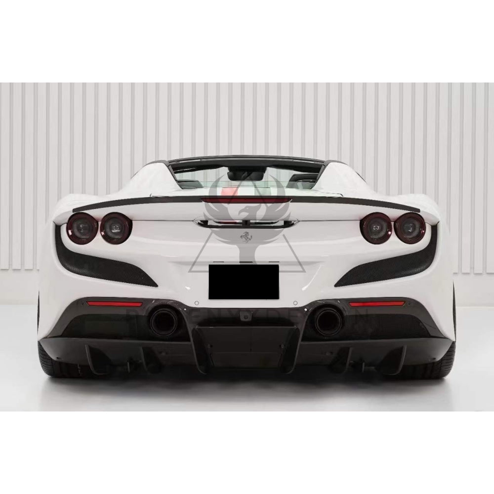 Ferrari F8 | Phoenyx Design Carbon Fiber Low Trunk Spoiler