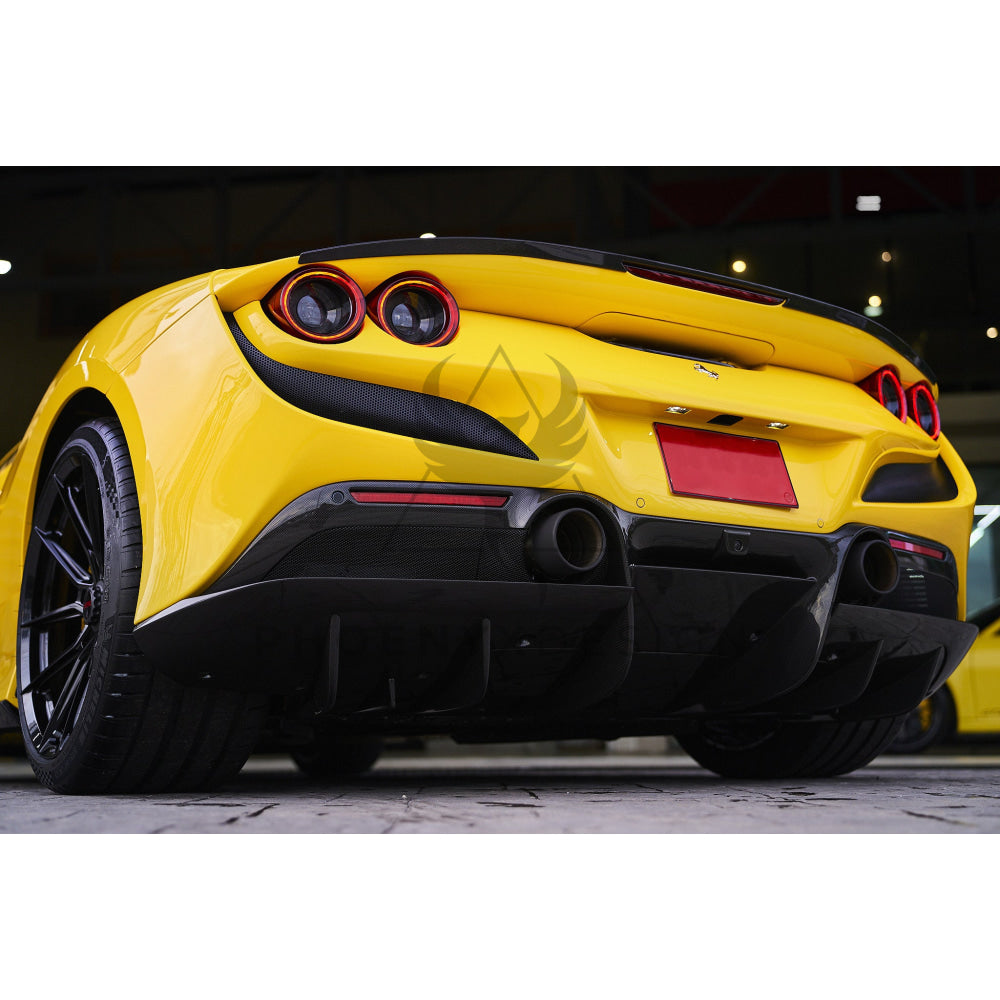 Ferrari F8 | Phoenyx Design Carbon Fiber Low Trunk Spoiler