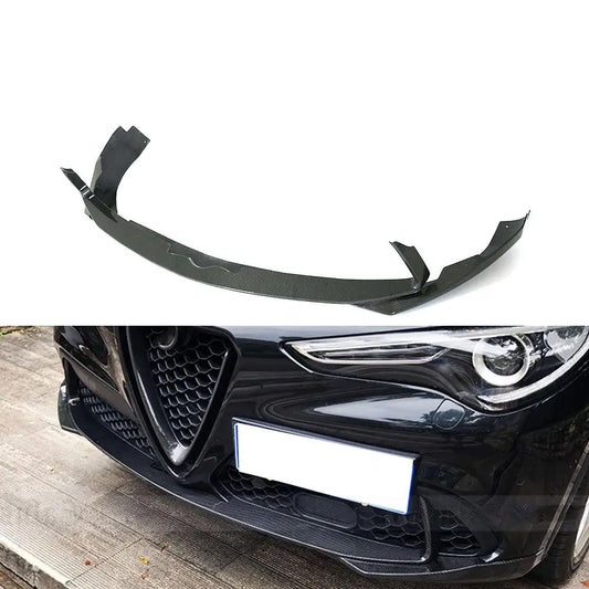 Alfa Romeo Stelvio | Phoenyx Design Carbon Fiber Front Bumper Lip