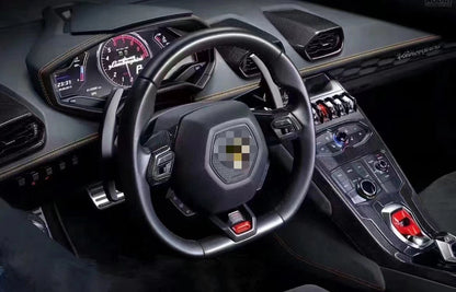 Lamborghini Huracan LP610/LP580 | Phoenyx Design Carbon Fiber Steering Wheel Trim
