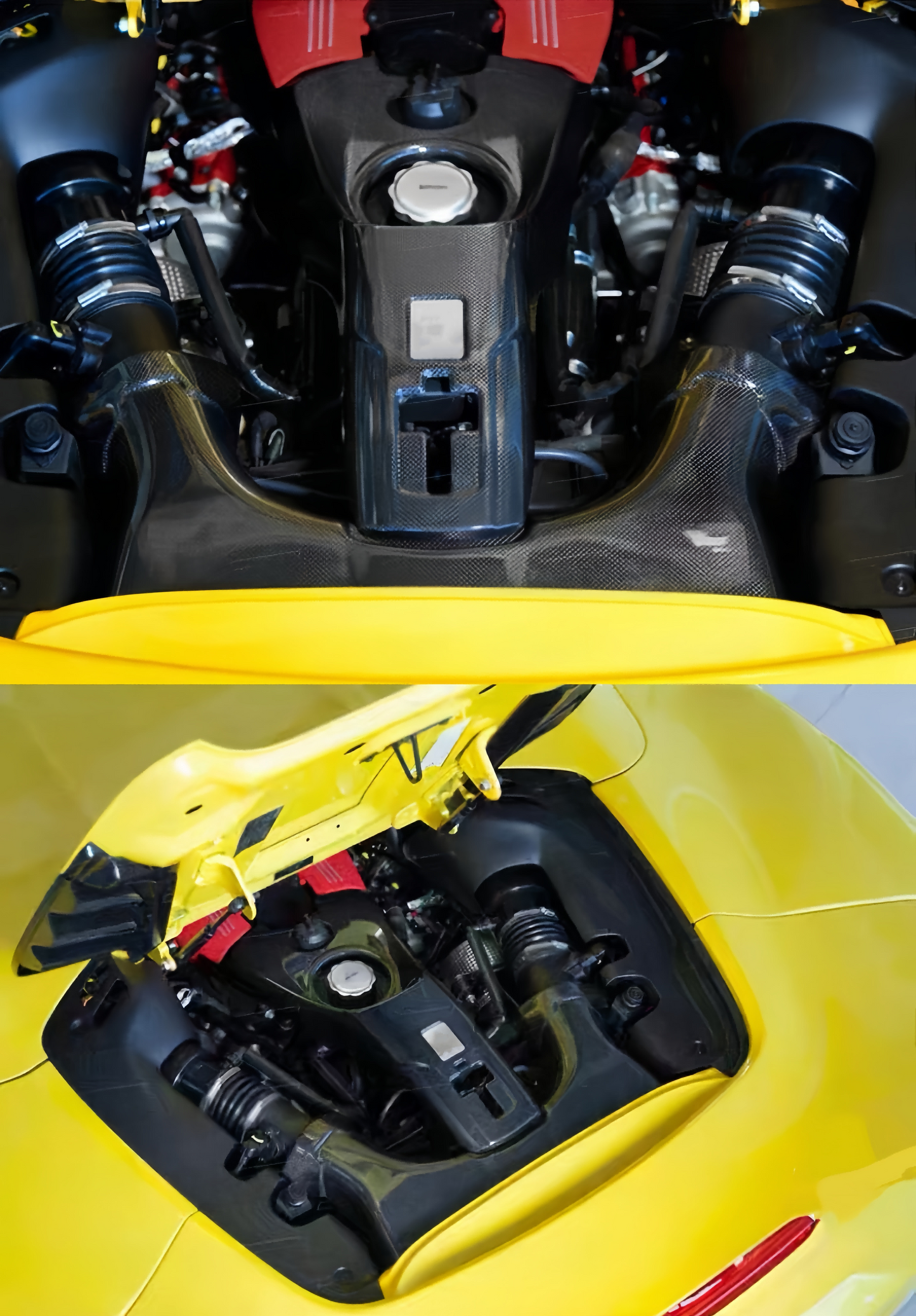 Ferrari 488 GTB/Spider | Phoenyx Design Carbon Air Intake Cover