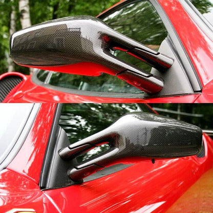 Ferrari F430 | Phoenyx Design Carbon Fiber Mirror Caps
