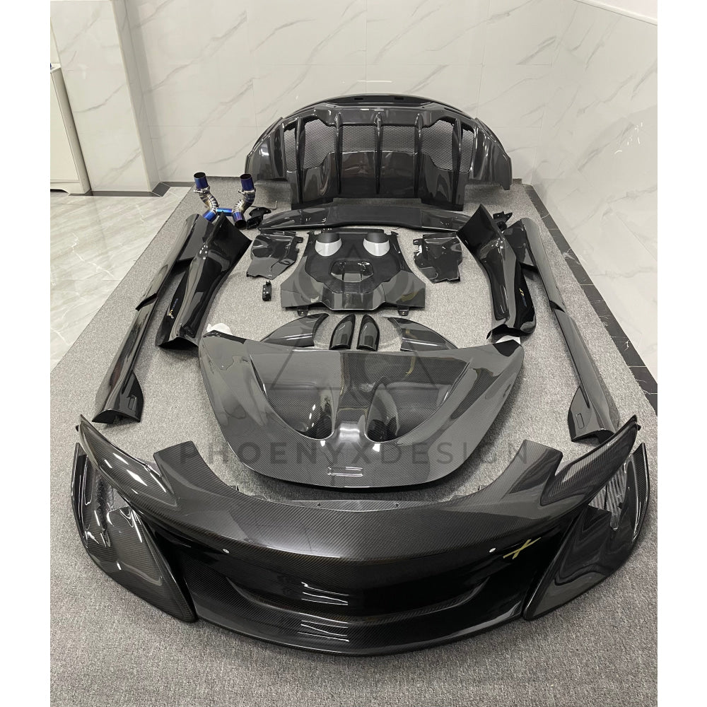 Mclaren 570S/600Lt | Phoenyx Design Carbon Fiber 600Lt Conversion Front Bumper