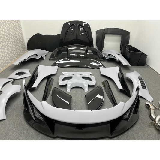 Mclaren Mp4-12C/650S/675Lt | Phoenyx Design Carbon Fiber 675Lt Conversion Front Bumper