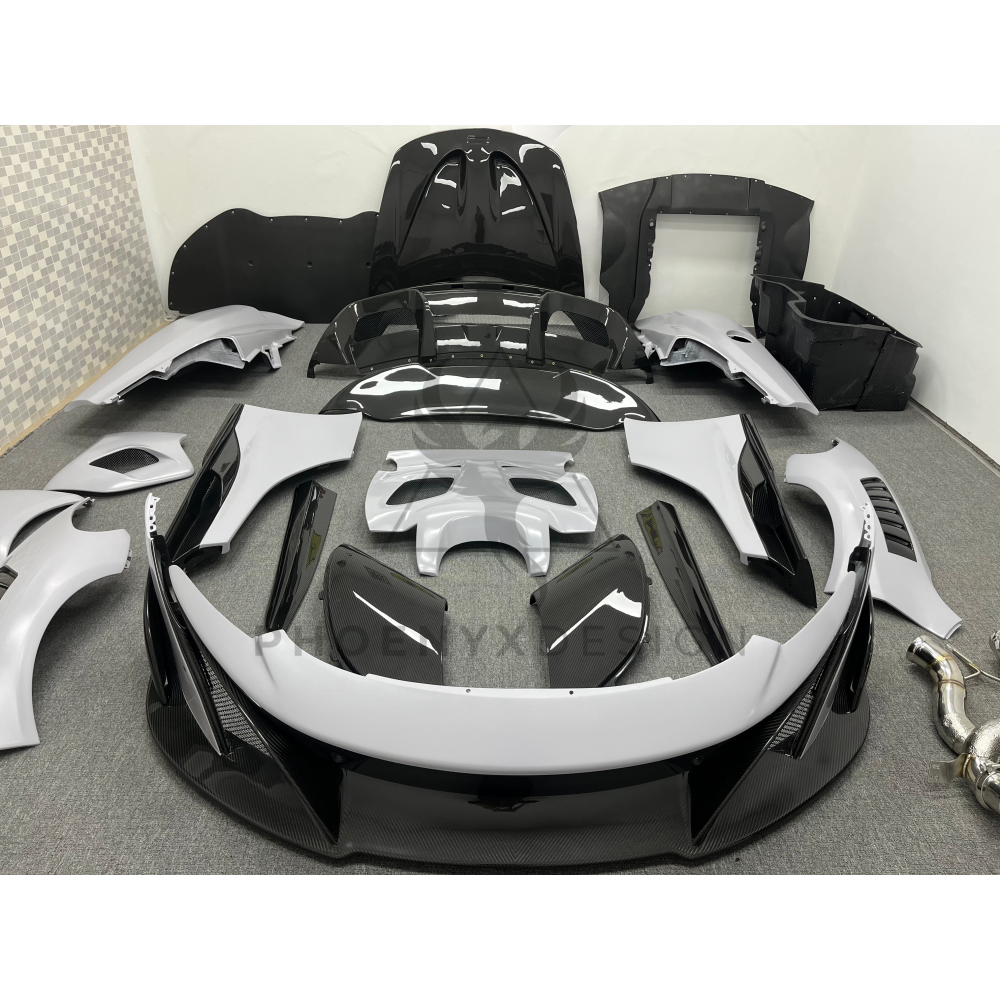 Mclaren Mp4-12C/650S/675Lt | Phoenyx Design Carbon Fiber 675Lt Conversion Rear Bumper