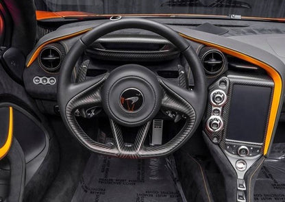 McLaren 720S | Phoenyx Design Carbon Fiber Steering Wheel Cover