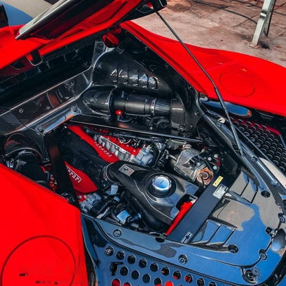 Ferrari SF90 | Phoenyx Design Carbon Fiber Engine Bay Kit