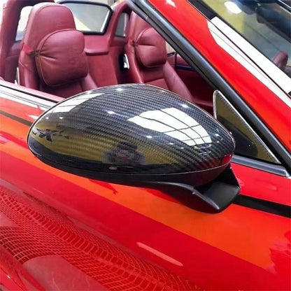 Porsche 718 Boxster/Cayman | Phoenyx Design Carbon Fiber Front Mirror Caps