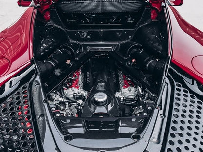 Ferrari SF90 | Phoenyx Design Carbon Fiber Engine Bay Kit